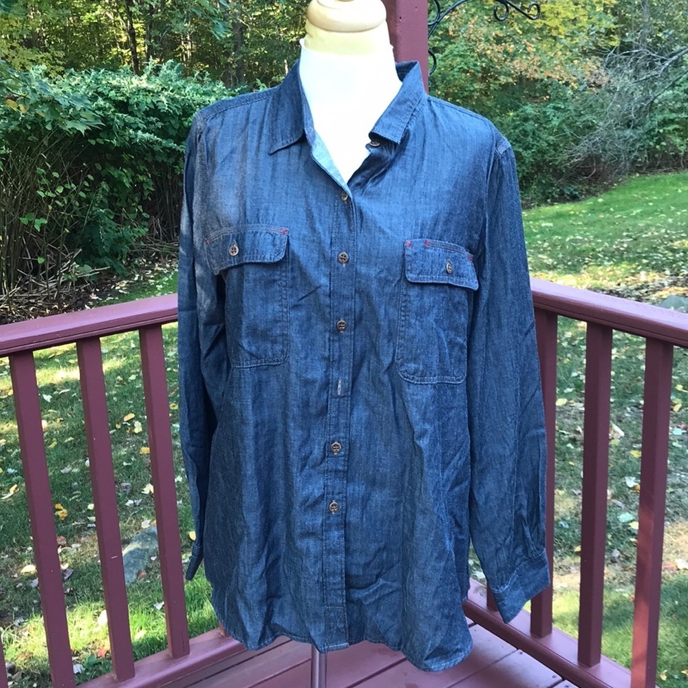 NWT! Woolrich XL pendulum denim shirt